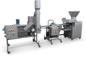 professional machine for automatic battering and breading