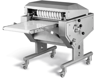 industrial machine that is capable to remove skin from meat and also make fillets from it