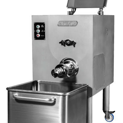 a machine that is both a mixer and grinder with low feeding height and great productivity