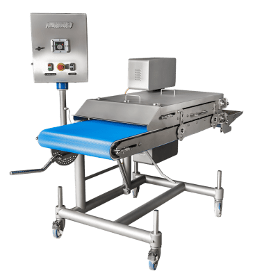 FL600 industrial meat flattener for beef, pork, veal and poultry by lakidis