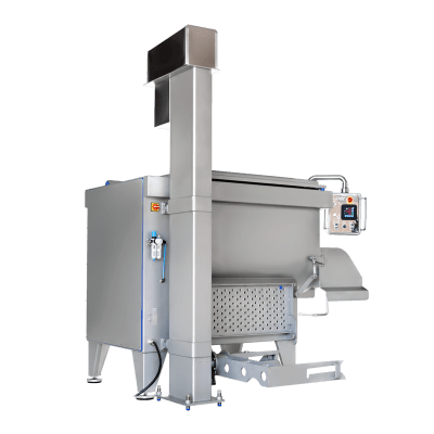 Lakidis machine for meat mixing
