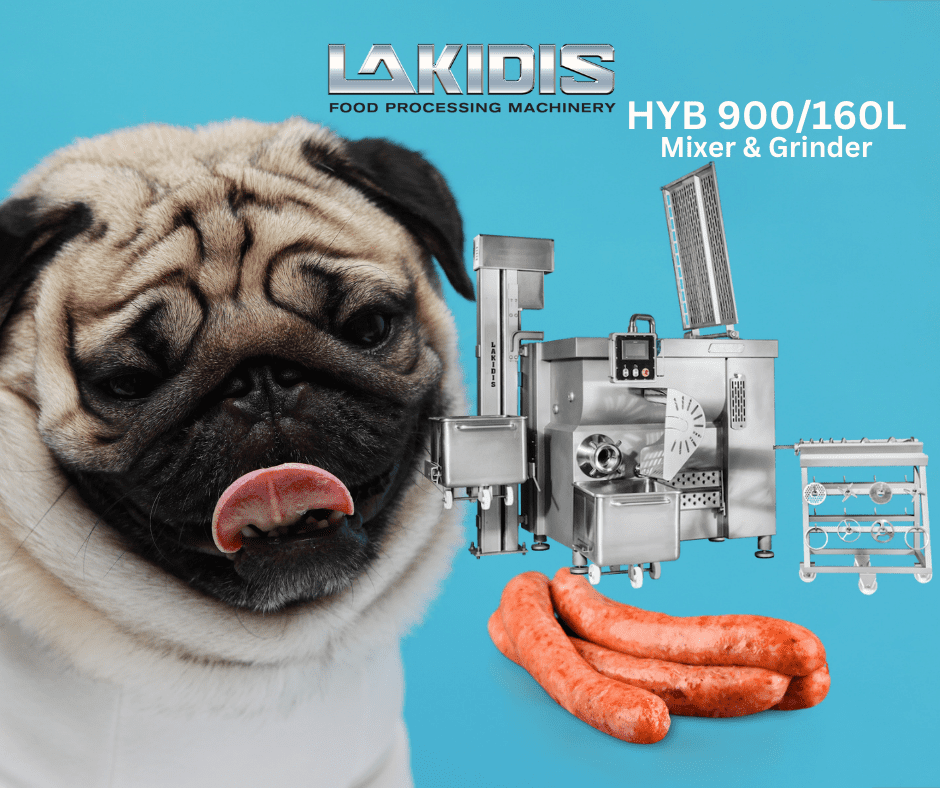 HYB 900/160L Mixer Grinder for petfood production